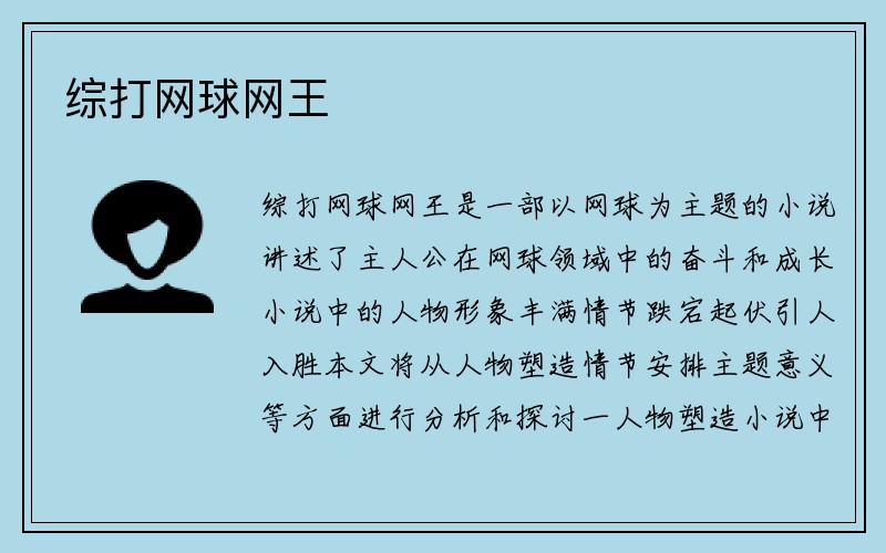 综打网球网王